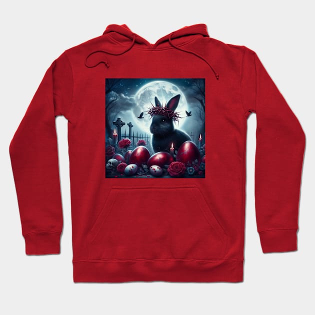 Dark Easter Hoodie by AlmostMaybeNever